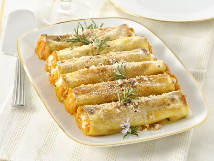 cannelloni-di-zucca-e-formaggio-di-capra foto