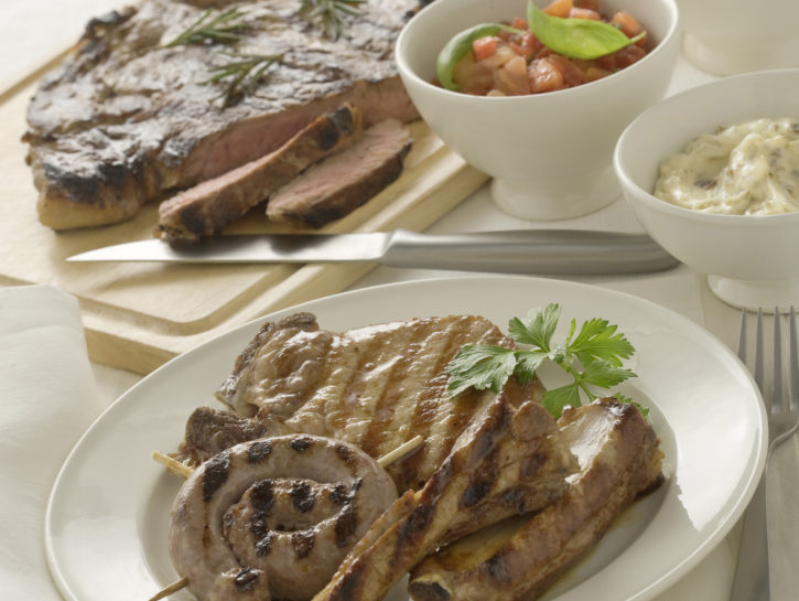 Grigliata di carni miste al forno
