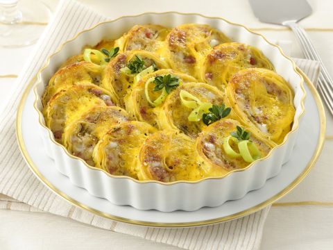 Rotolo salsiccia e porri