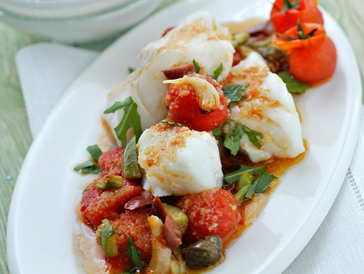 Bocconcini di merluzzo all'acqua pazza