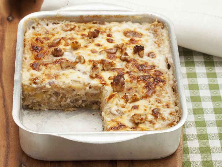 lasagne-di-polenta-con-radicchio-e-noci preparazione