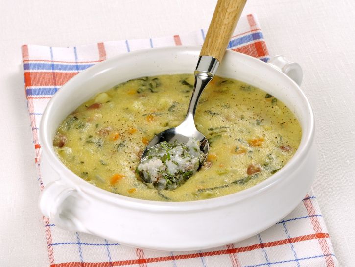 Zuppetta di polenta con verdure