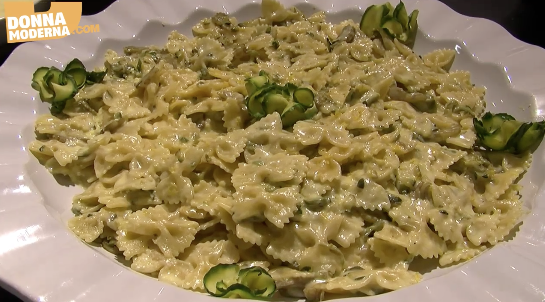 Anteprima Farfalle con fonduta al limone