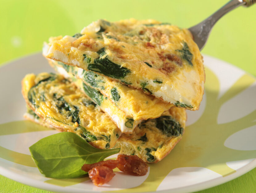 Frittata agli spinaci