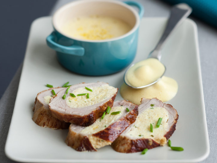 Spinacino alla ricotta con zabaione al limone