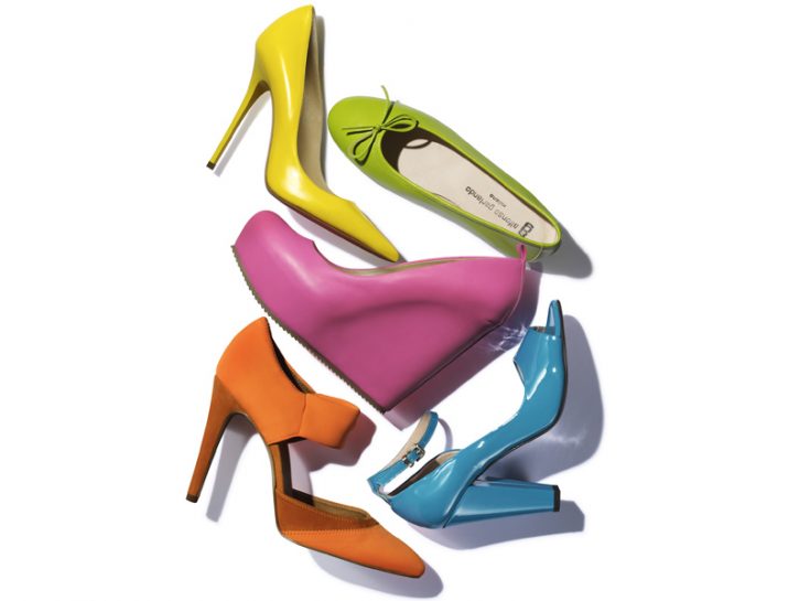 cover scarpe fluo