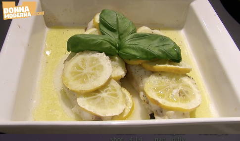 Anteprima Orata con limone e sale grosso 