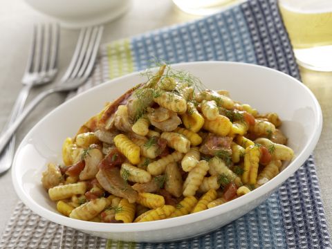 Gnocchetti sardi con triglie e finocchietto