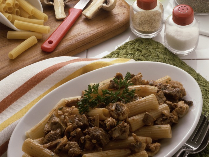 Rigatoni alla finanziera