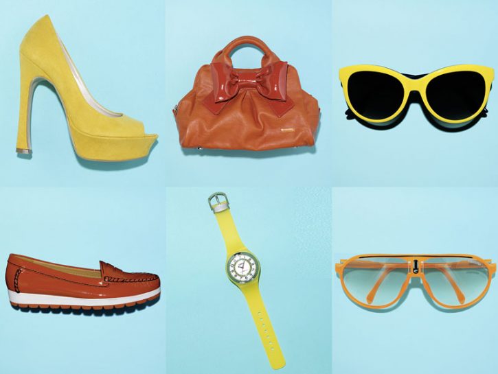 Accessori in arancio e limone. Gusto estate!