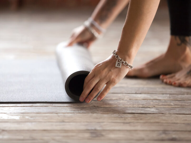 yoga tappetino donna