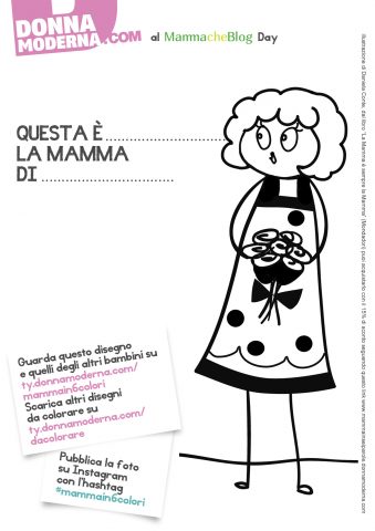 Scarica questo disegno e fallo colorare al tuo bambino.Illustrazione di Daniela Conte, tratta dal li