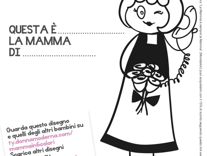 Mamme da colorare 9