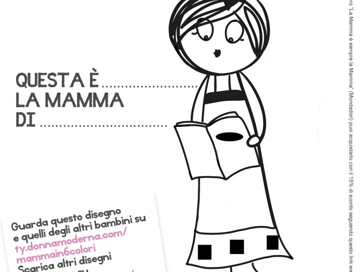 Mamme da colorare 8