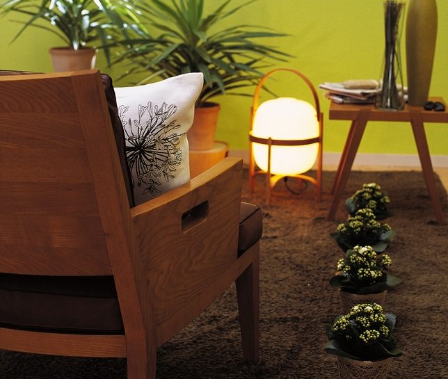 Living, come in un giardino