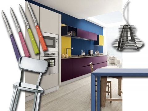 Cucina multicolore