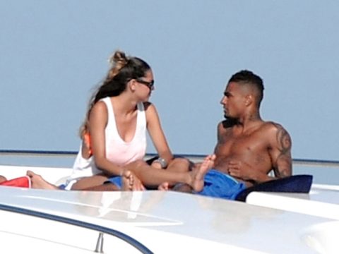 Melissa Satta e Kevin-Prince Boateng a Ibiza