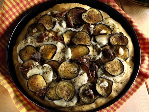 Pizza alle melanzane