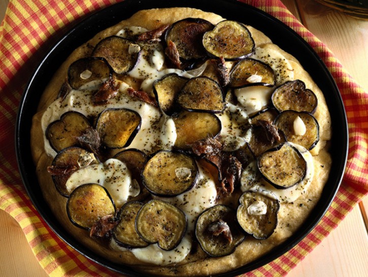 Pizza alle melanzane
