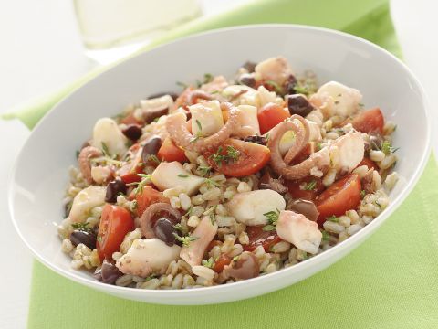 Insalata di farro e polpo