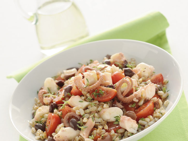 Insalata di farro e polpo