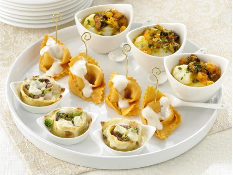Antipasti di Natale per un buffet