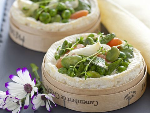 Ratatouille di primavera nel formaggio