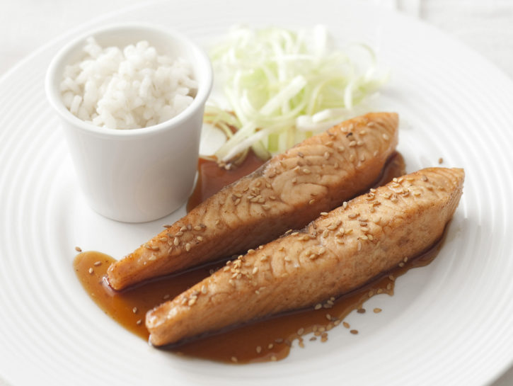 Salmone teriyaki