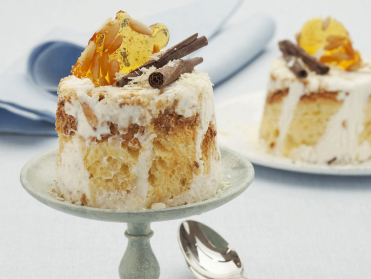 Charlotte con ricotta e arancia