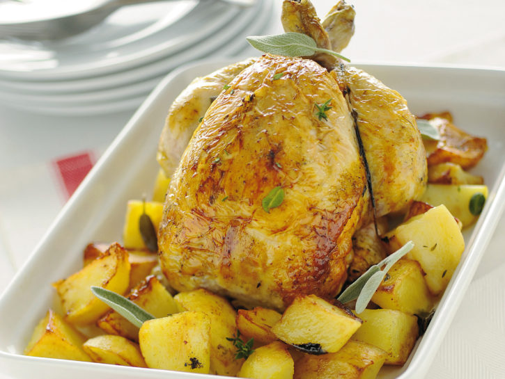 Pollo arrosto agli aromi