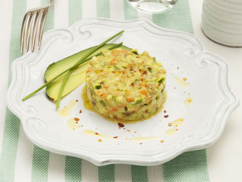 tartara-di-verdure-con-avocado preparazione