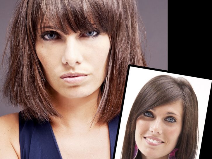 Cambio taglio di capelli: corto sfilato e frangia