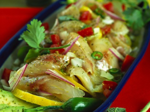 Ceviche di branzino