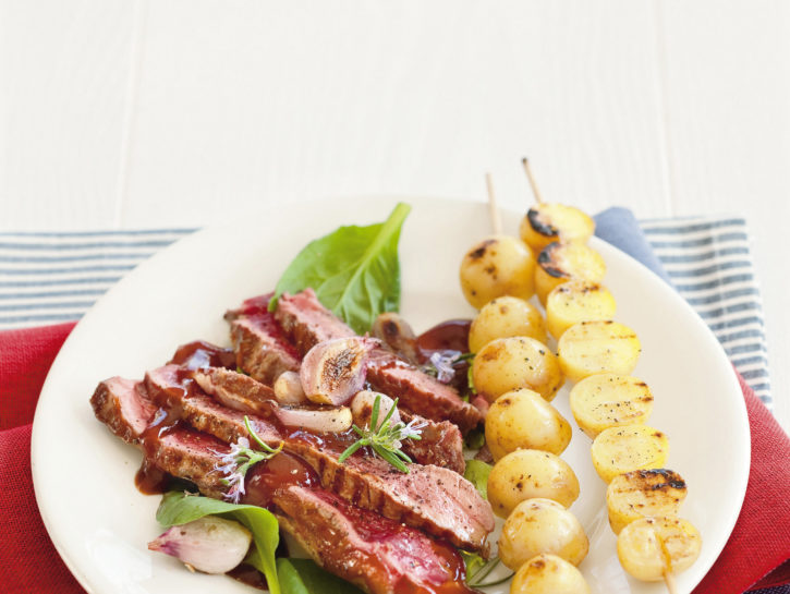 Costata con salsa barbecue
