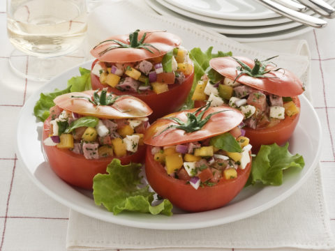Pomodori freddi con dadolata