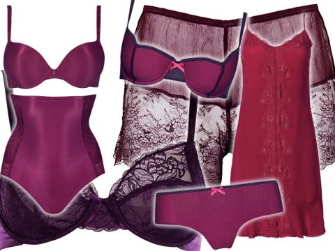 Mille sfumature di viola per la lingerie