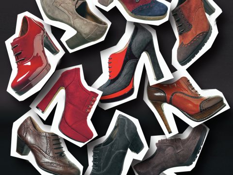 Scarpe francesine per l'autunno inverno