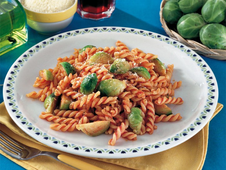 La pasta ai cavolini di Bruxelles
