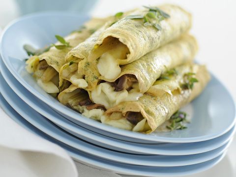 Crespelle ai funghi porcini
