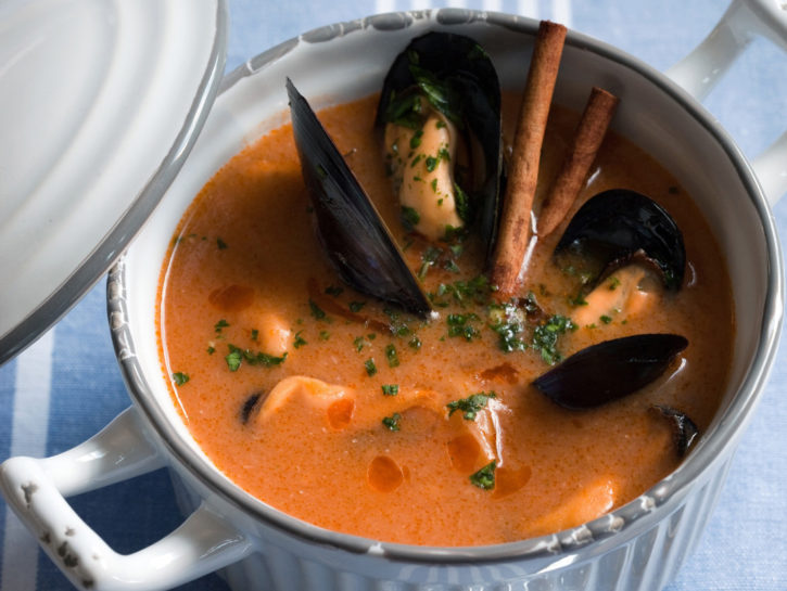 Zuppa di cozze alla catalana