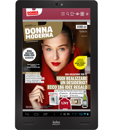 Donna Moderna è dentro il tablet Kobo Arc