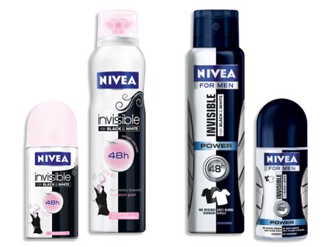NIVEA deodorante Invisible for Black & White