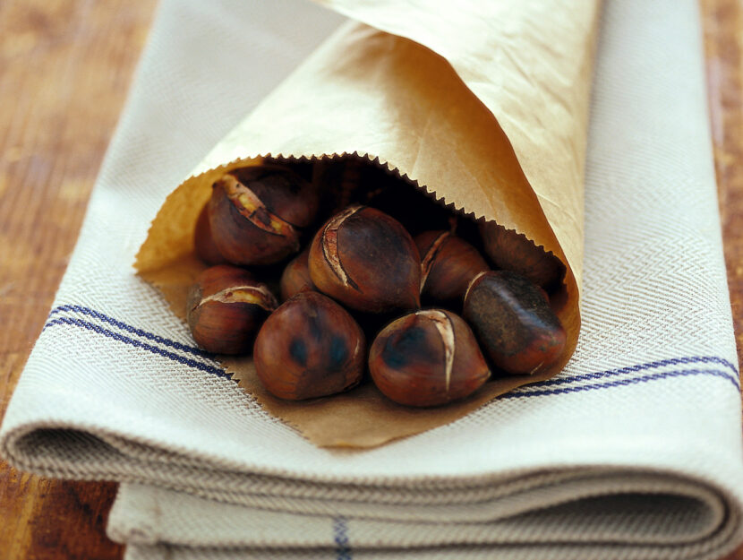 Castagne al forno