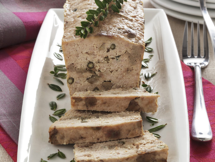 Terrina di carni e fegatini al mirto