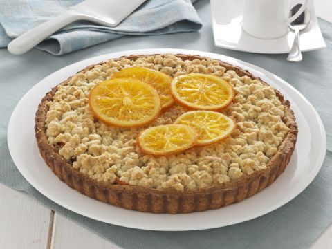 Crostata crumble all'arancia
