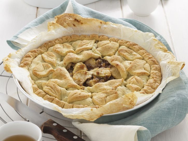 crostata-farcita-con-mele-e-castagne preparazione