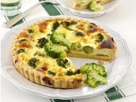 Quiche di broccoli e prosciutto