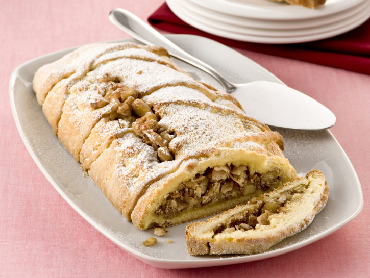 Strudel friabile alle castagne