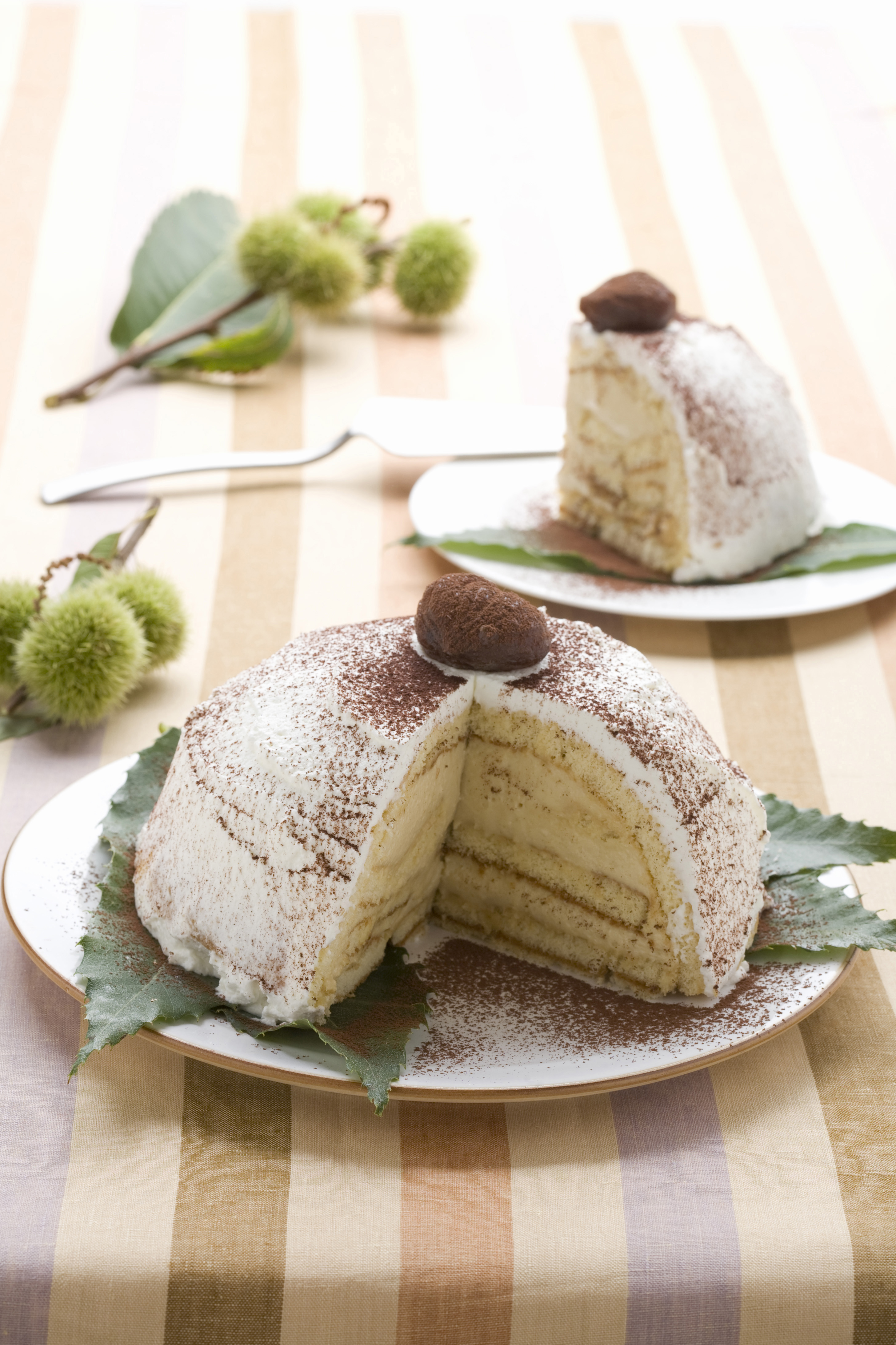 Ricetta Zuccotto di castagne e mascarpone - Donna Moderna