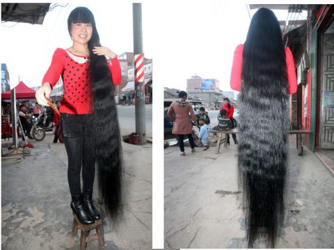 La donna dai capelli più lunghi del mondo